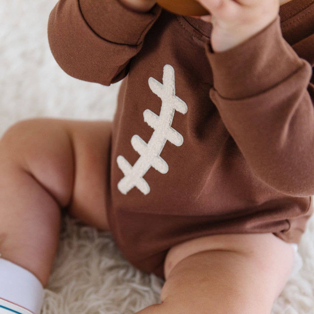 Football Laced Onesie