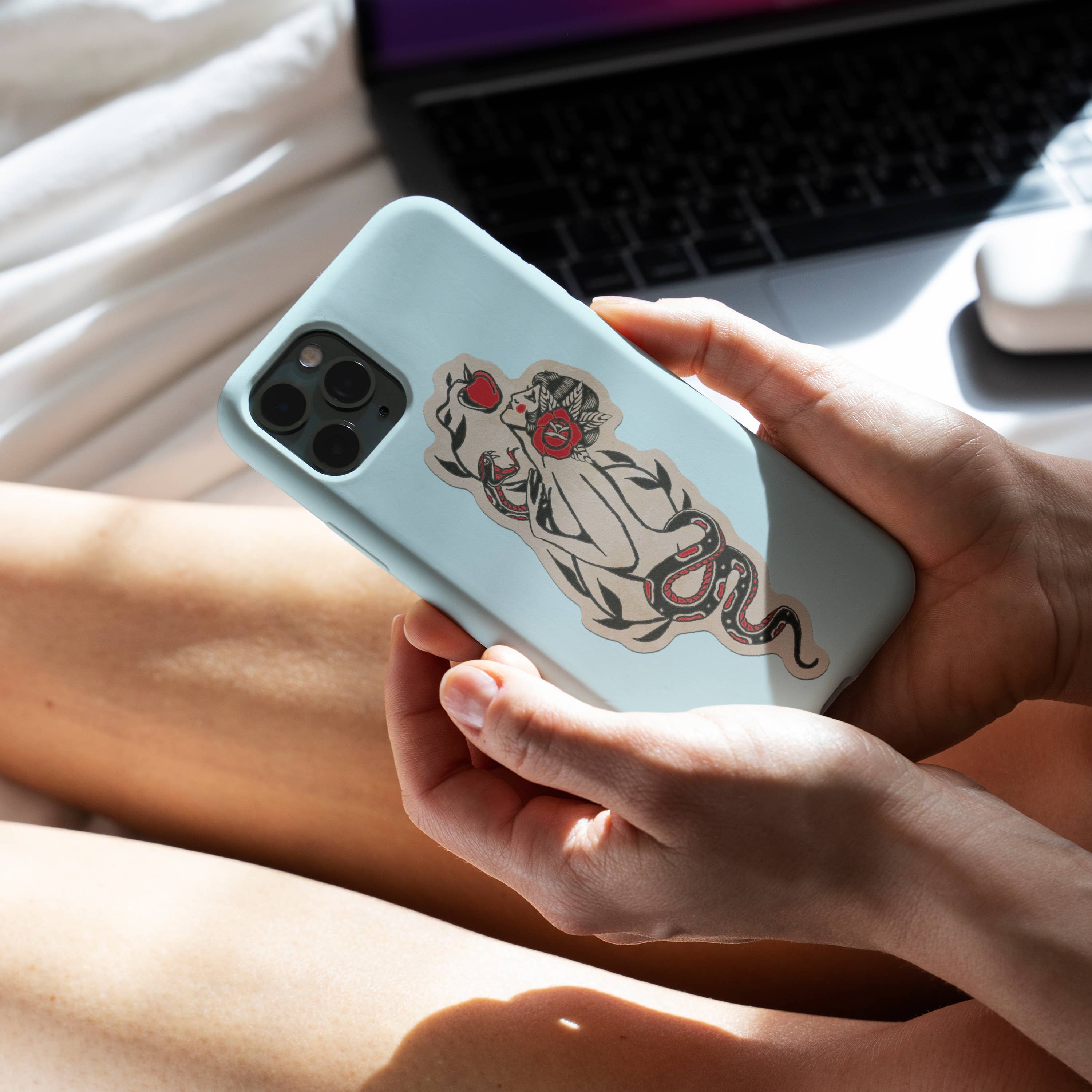 Leave Her Wild Horse Sticker