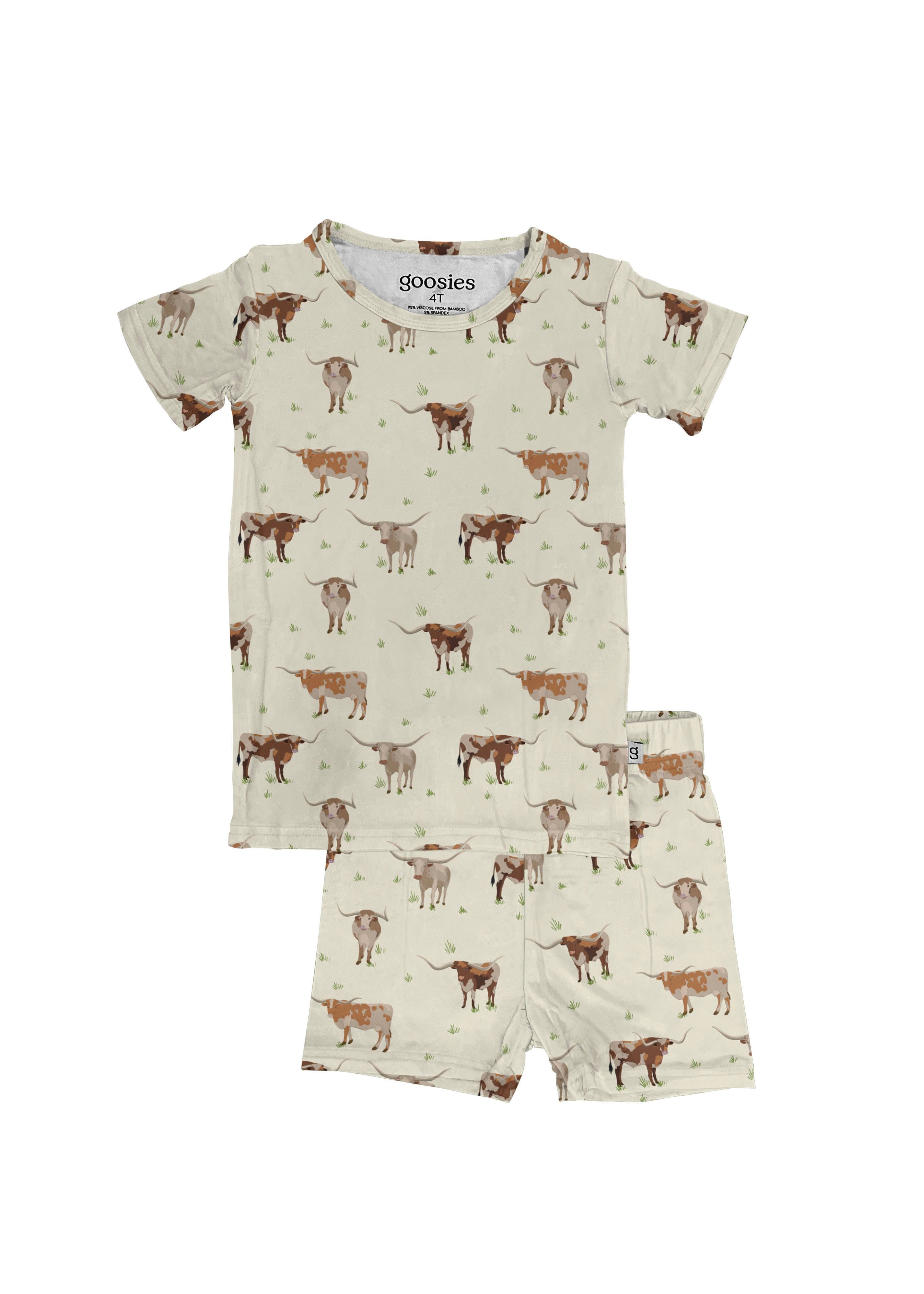 Longhorns Short Sleeve PJ Set