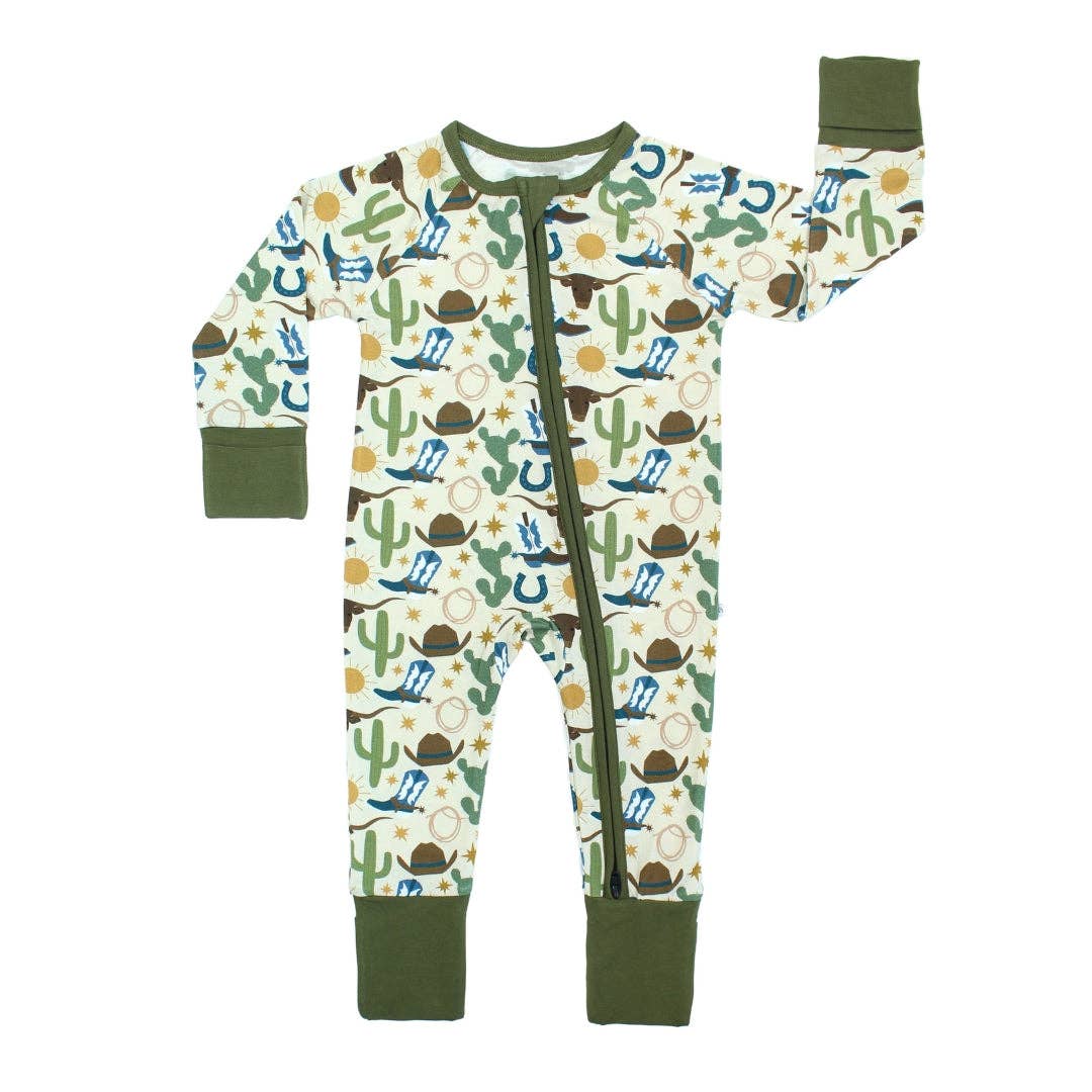 Howdy Western PJ Onesie