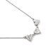 Cascade Heart Mini Necklace - Gold - Tucker Brown