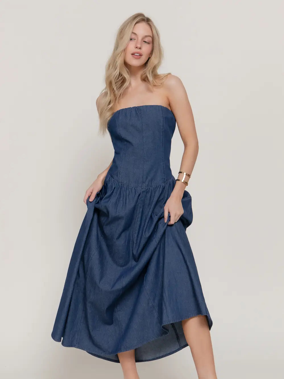 Denise Strapless Dress