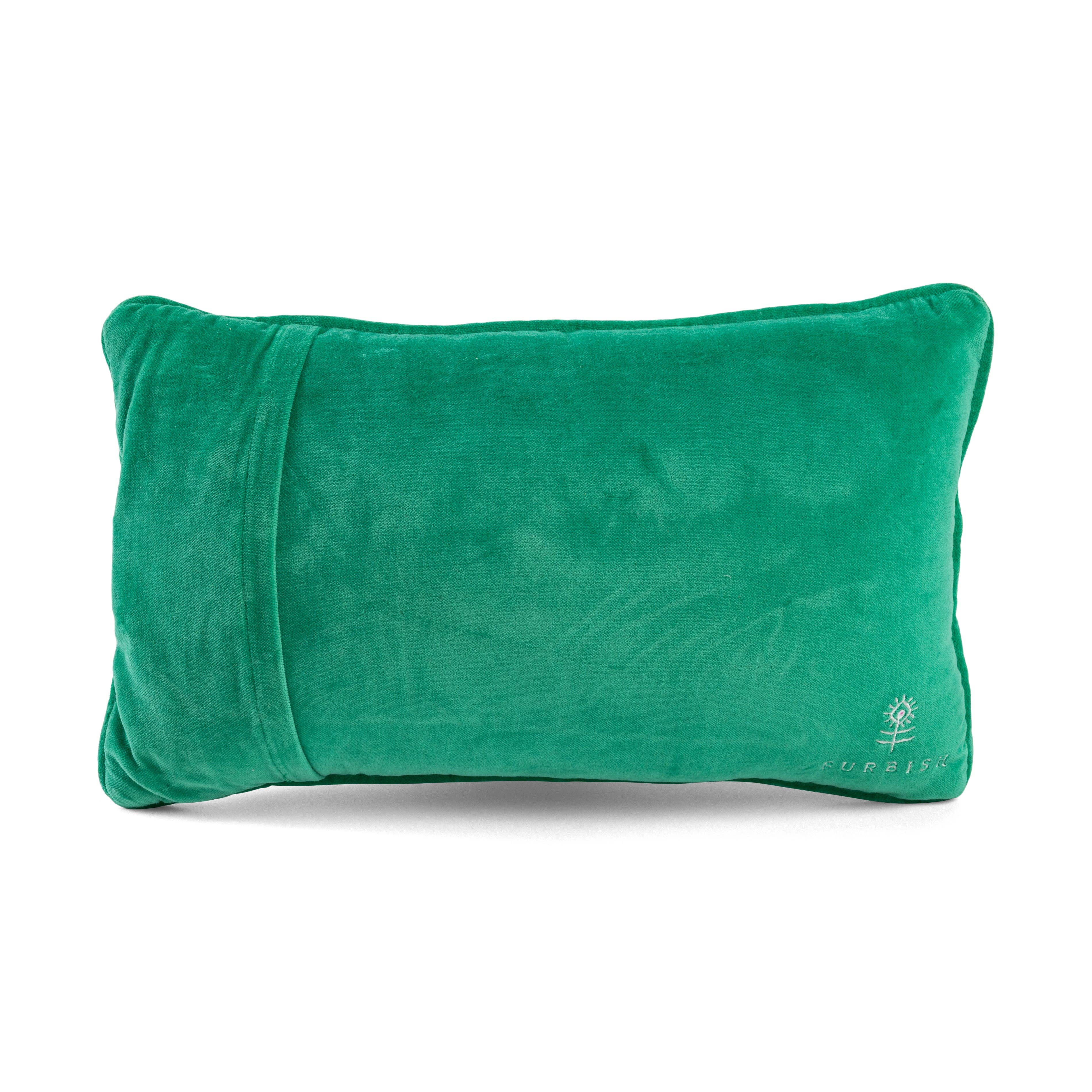 More Issues Needlepoint Pillow