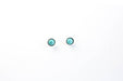 Inlayed Stud Earrings - Turquoise - Tucker Brown