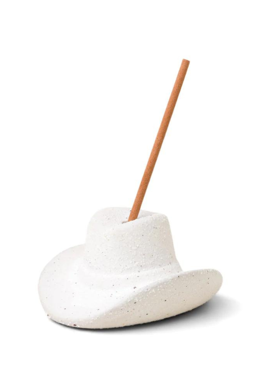 Cowboy Hat Incense Holder - White