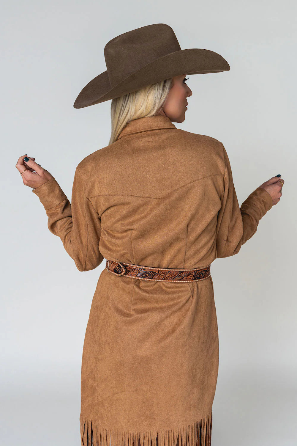 Annabelle Suede Duster - Tucker Brown