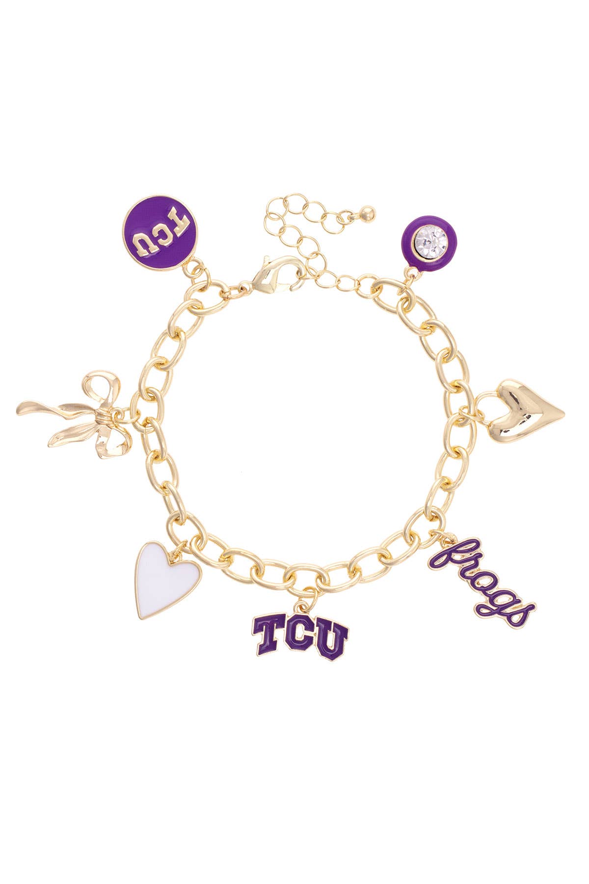 TCU Charm Bracelet