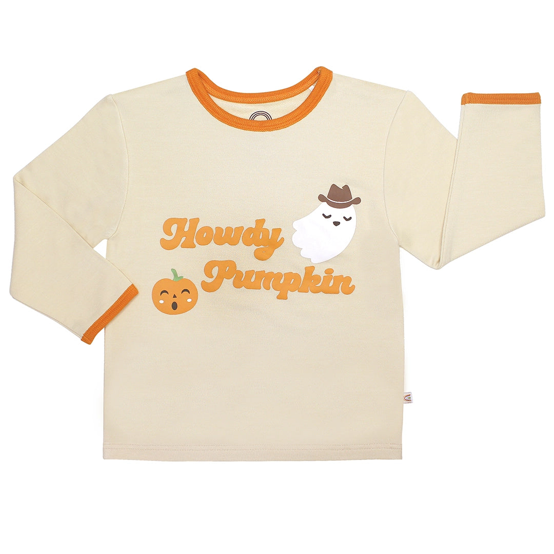 Howdy Pumpkin Kids T-Shirt