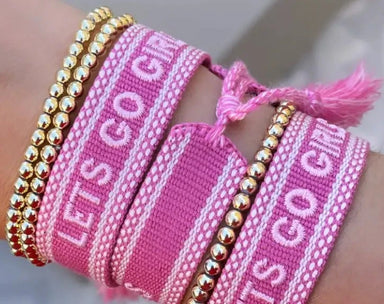 Lets Go Girls Tassel Bracelet - Tucker Brown