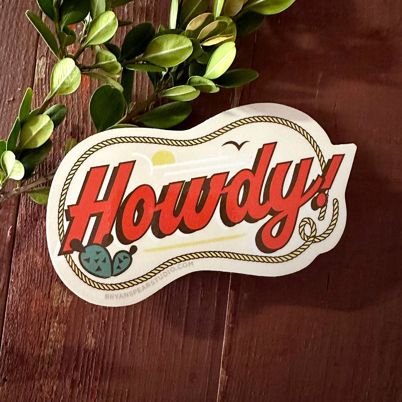 Howdy Lasso Sticker