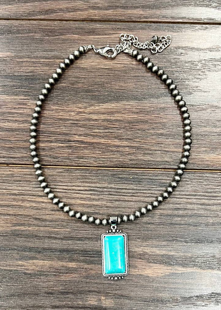 739293 Necklace - Turquoise