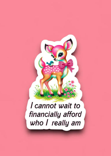 Afford Who I Really Am Sticker - Tucker Brown