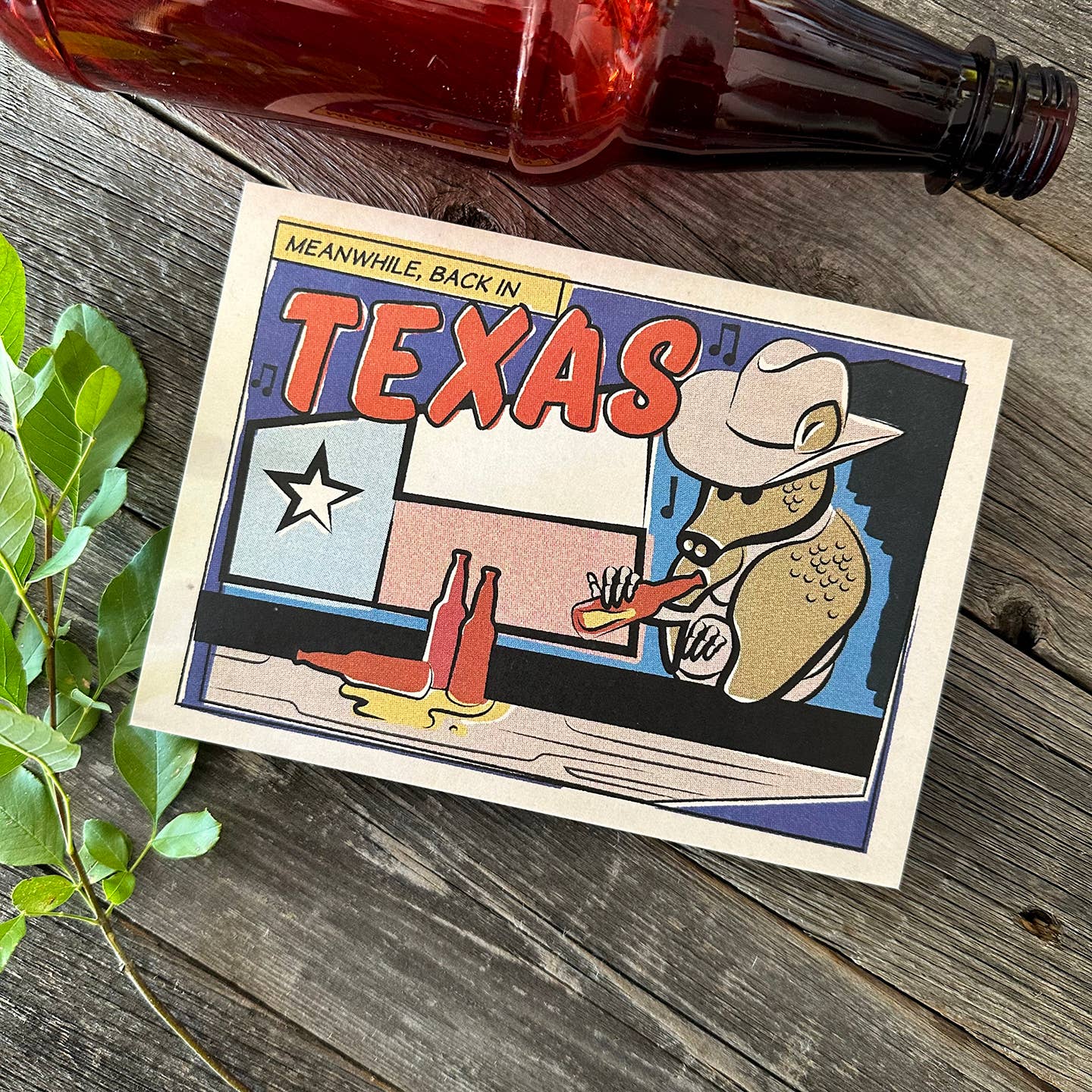 Drunk Dillo Postcard