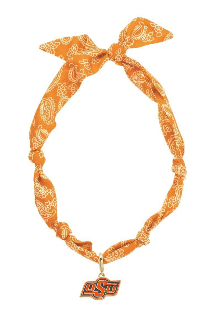Oklahoma State Cowboys Scarf Necklace
