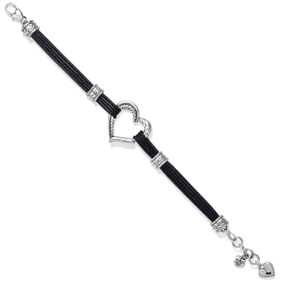 Heritage Heart Bracelet - Black