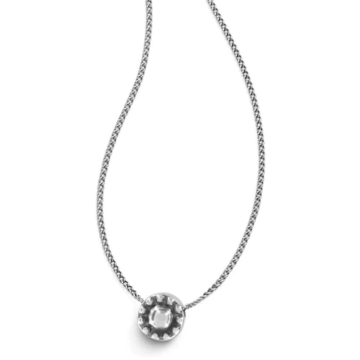 Illumina Mini Solitaire Silver Necklace