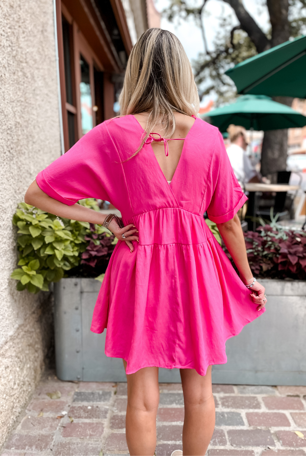 Easy A Mini Dress - Hot Pink