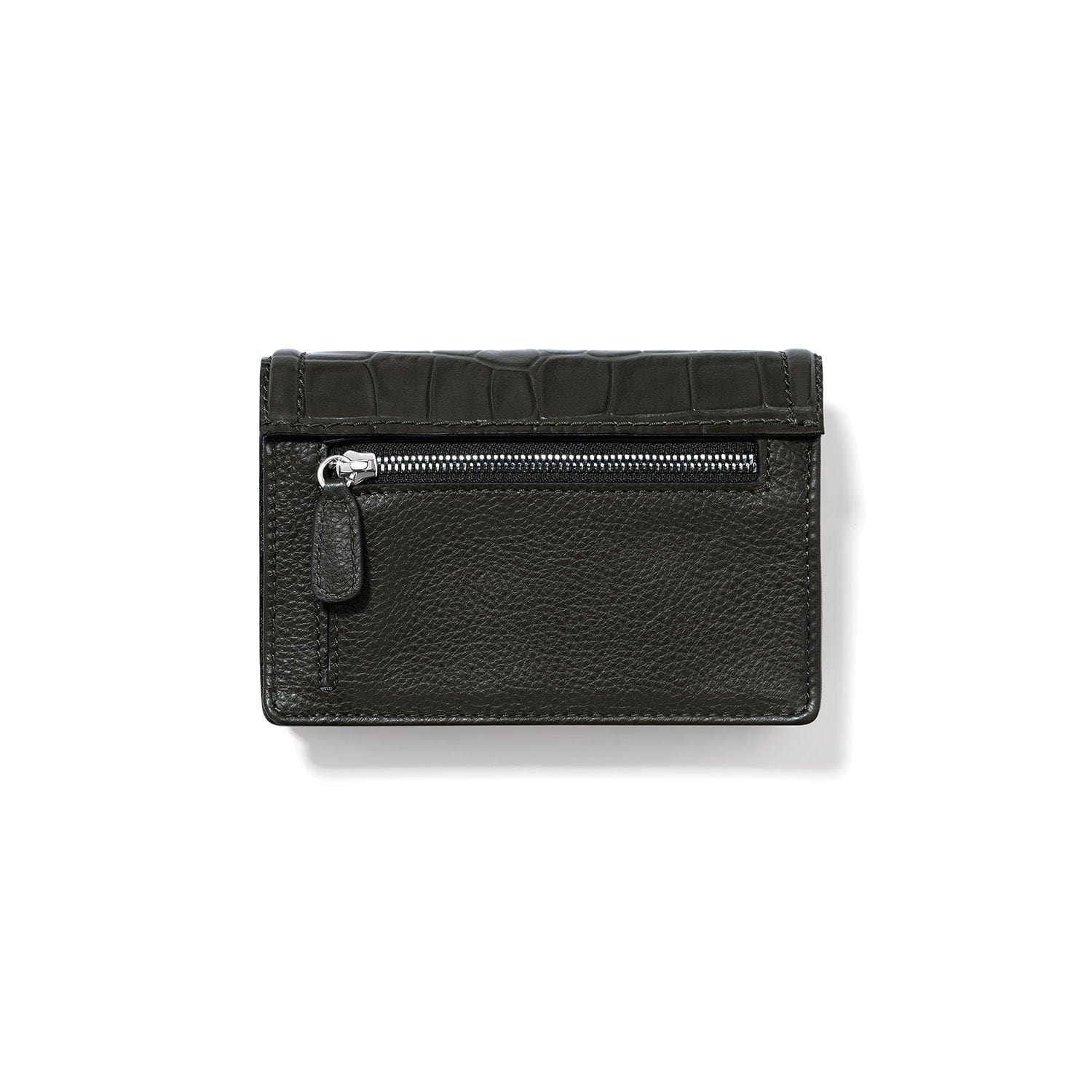 Interlock Croc Chain Wallet - Black