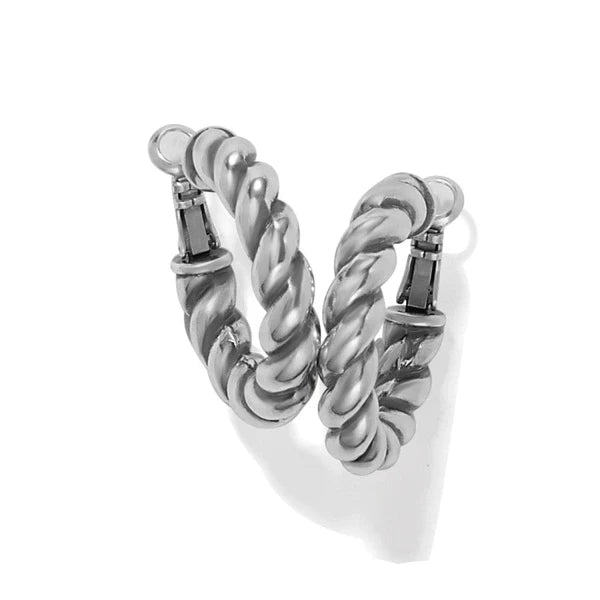 Interlock Twist Medium Hoop Earrings