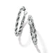 Interlok Twist Oval Hoop Earrings - Tucker Brown
