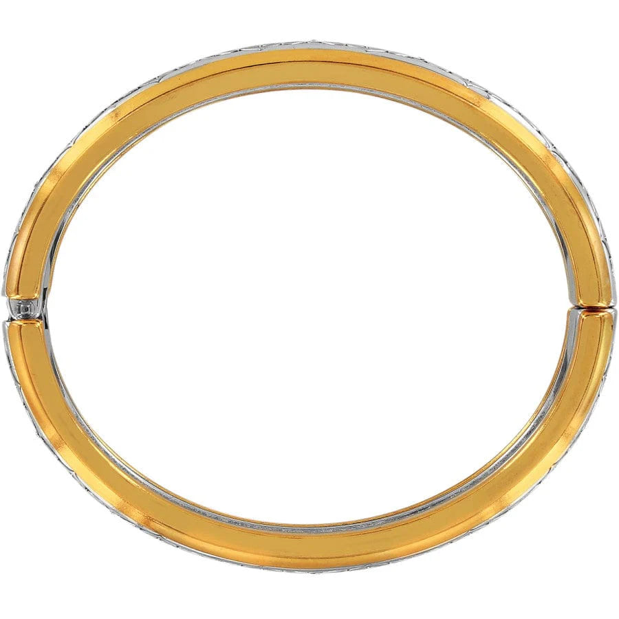 Intrigue Narrow Hinged Bangle - Tucker Brown