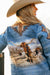 Texas Longhorn Quilted Duster - Tucker Brown