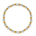 Meridian Petite Stretch Bracelet - 2 Tone - Tucker Brown