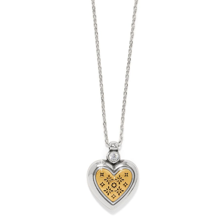 AA Mosaic Heart Petite Necklace.  1