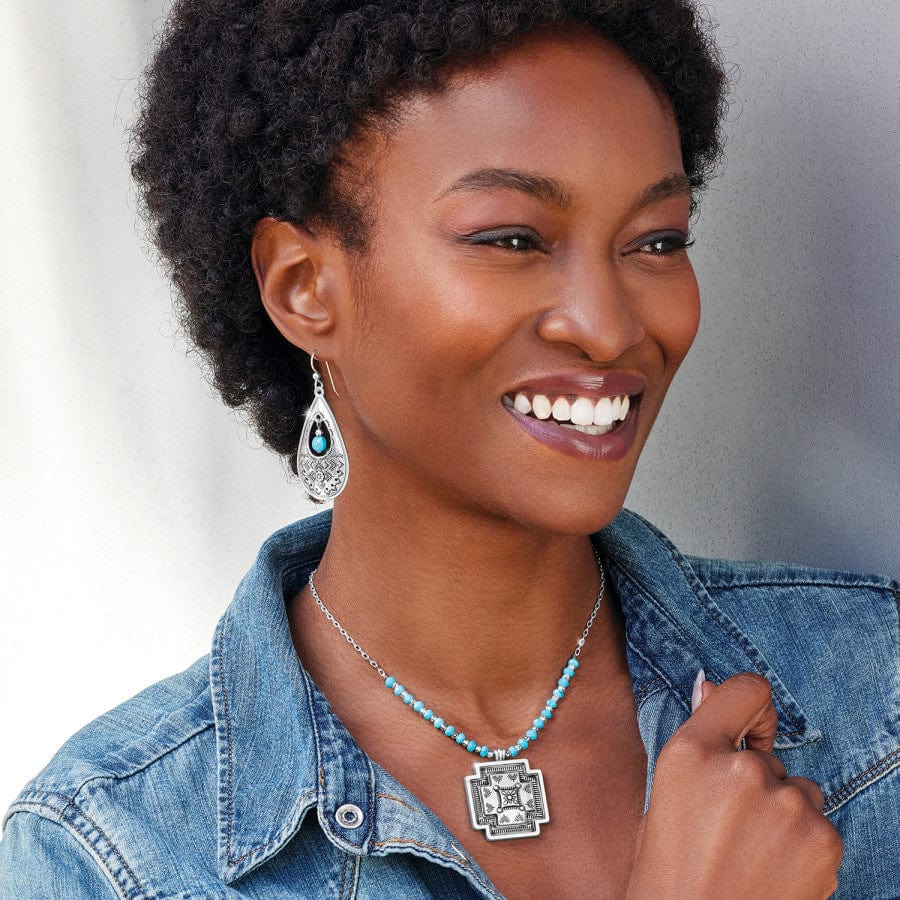 Mosaic Paseo Bead Cross Neklace