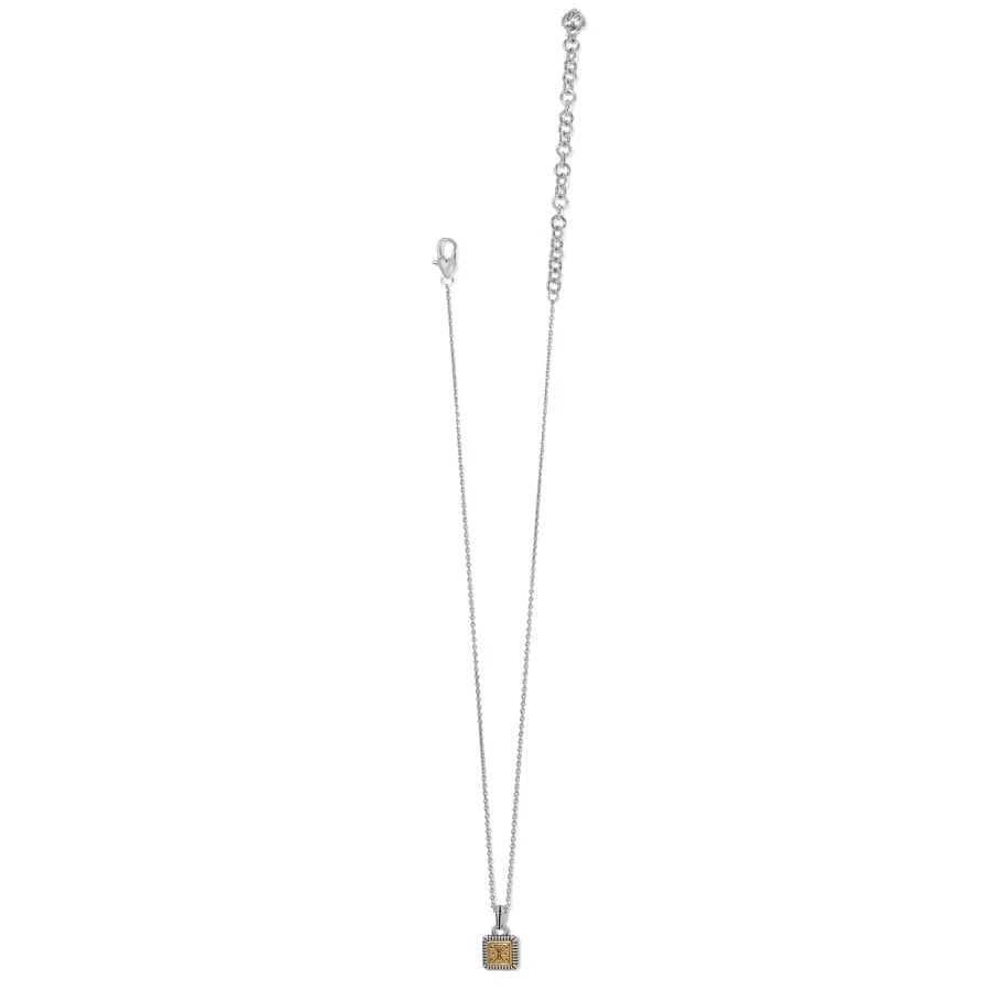 Mosaic Two Tone Tile Necklace