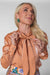 Belle Bowtie Blouse - Sunset - Tucker Brown