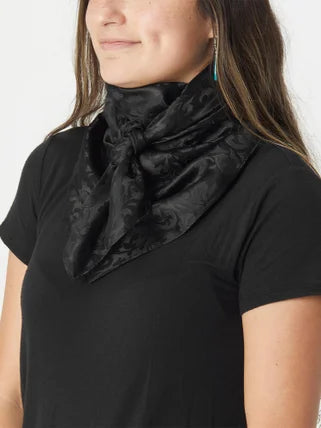 Jacquard Wild Rag - Black — Tucker Brown