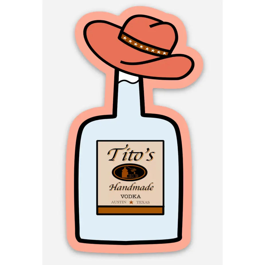 Titos Cowboy Sticker *