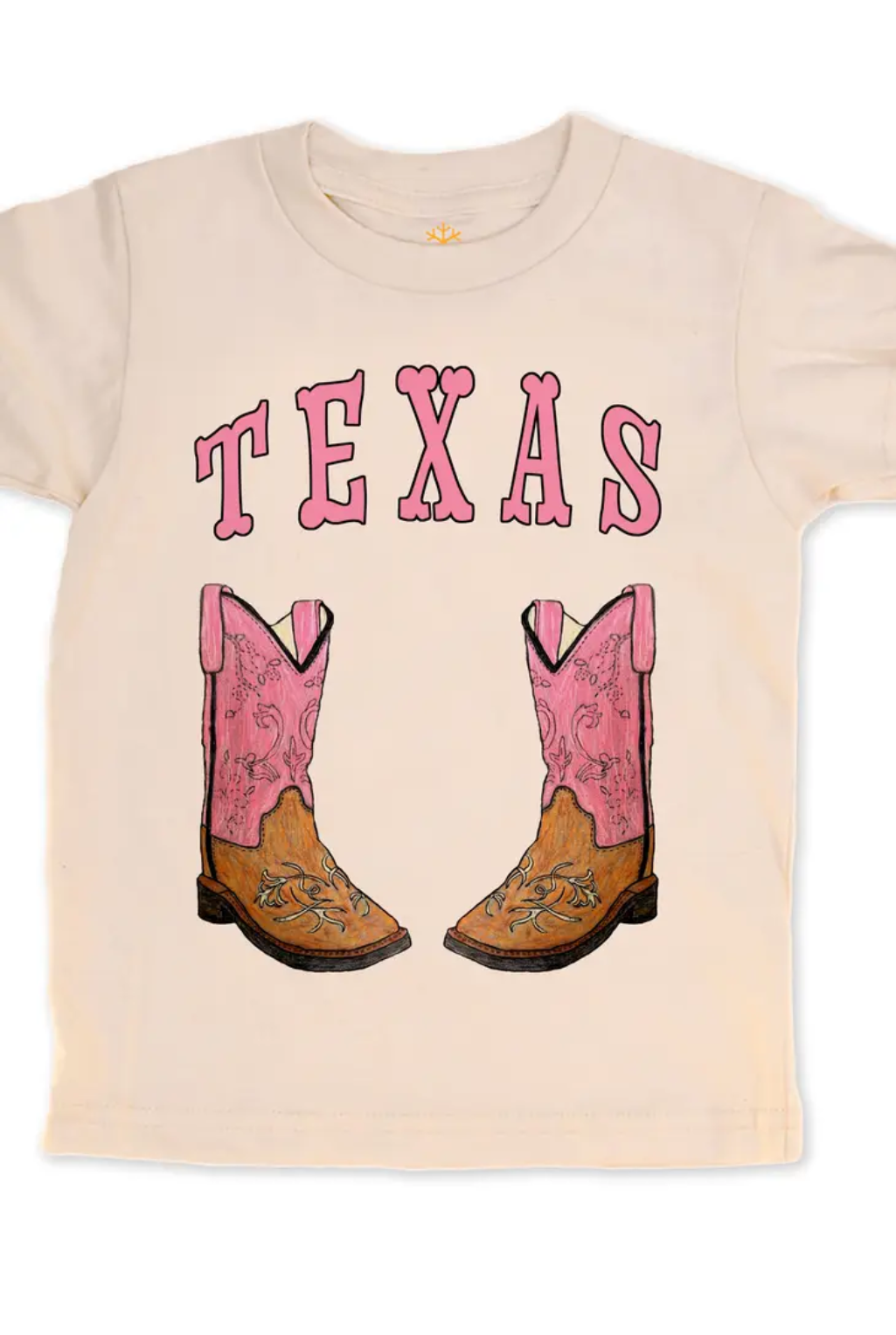 Texas Boots T-Shirt - Pink