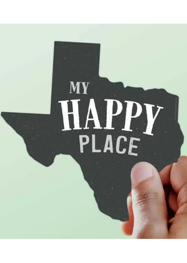 My Happy Place Sticker - Tucker Brown