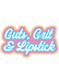 Dolly: Guts, Grit & Lipstick Sticker - Tucker Brown