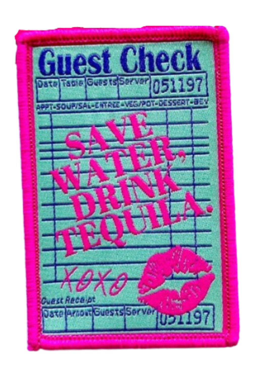 Save Water, Drink Tequila Patch