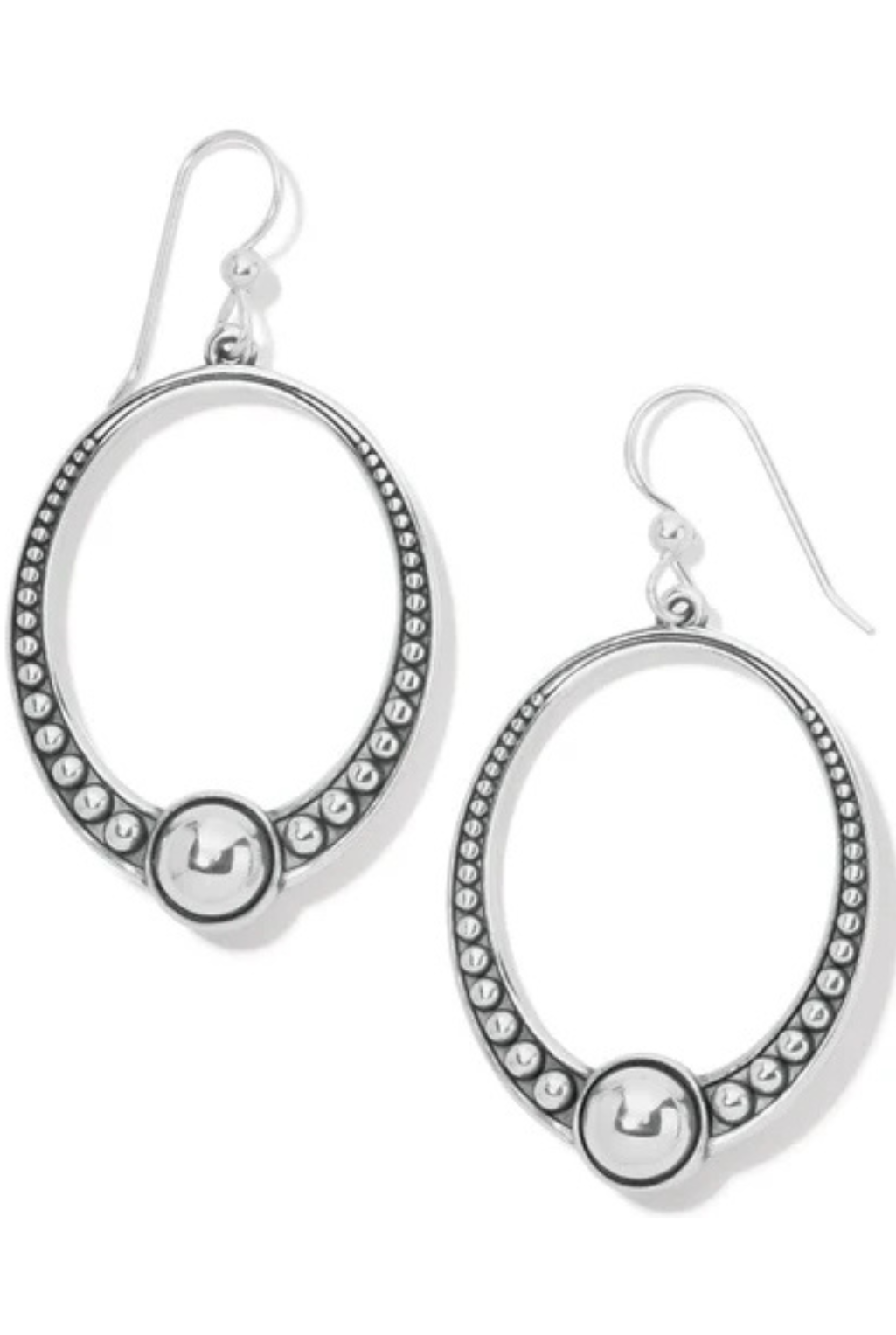 Pretty Tough Oval French Wire Earrings