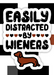 Easily Distracted By Weiners Sticker - Tucker Brown