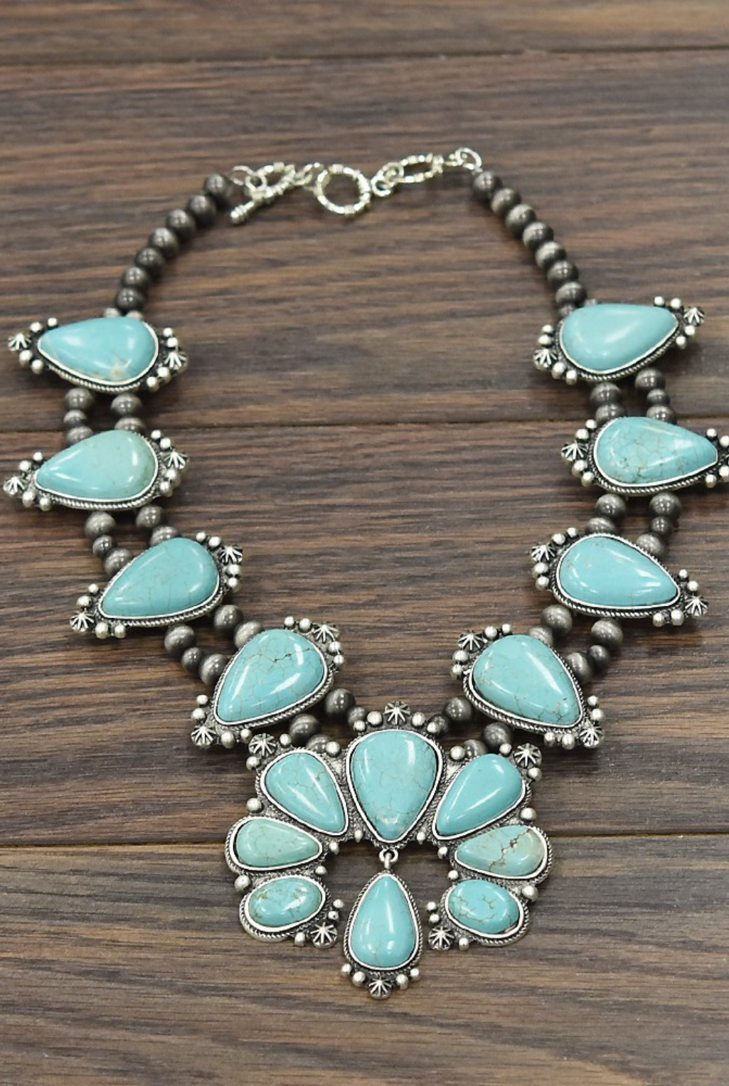 Total Turquoise Squash Blossom