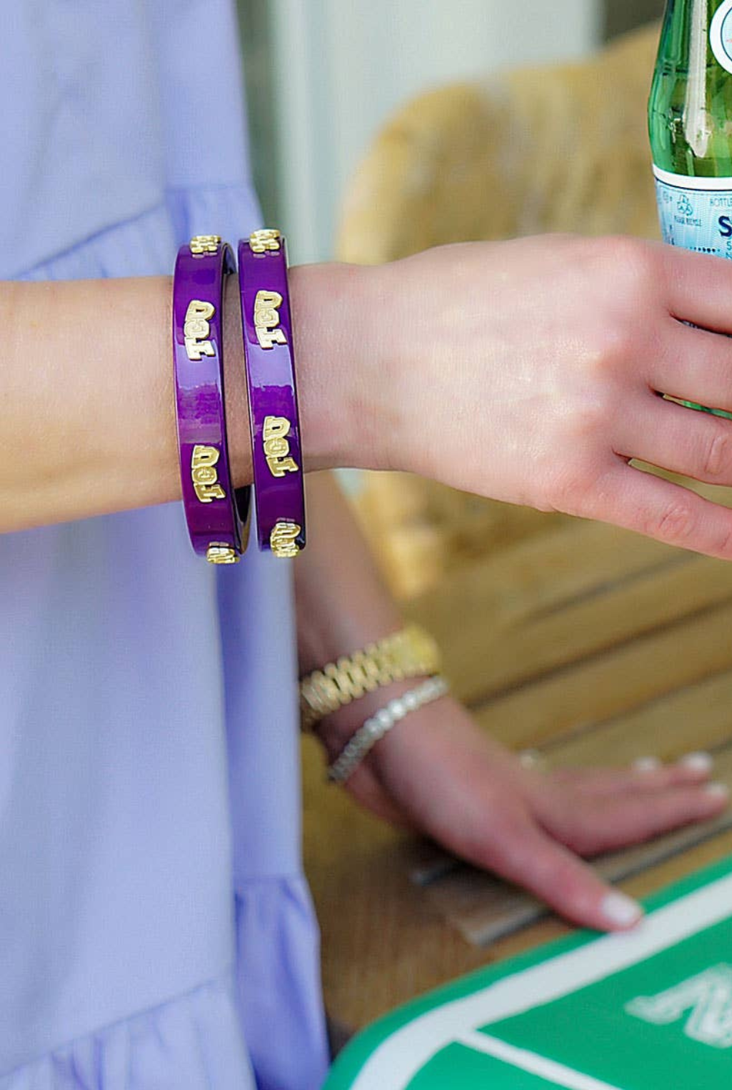 TCU Horned Frogs Logo Bangle