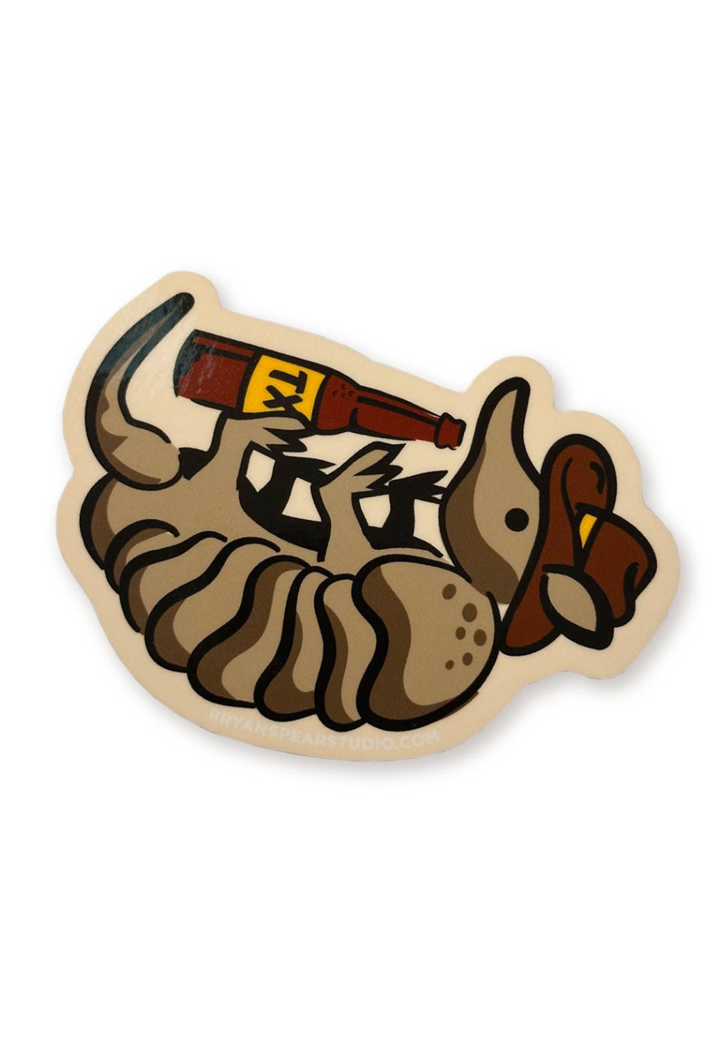 Drinking Dillo Sticker