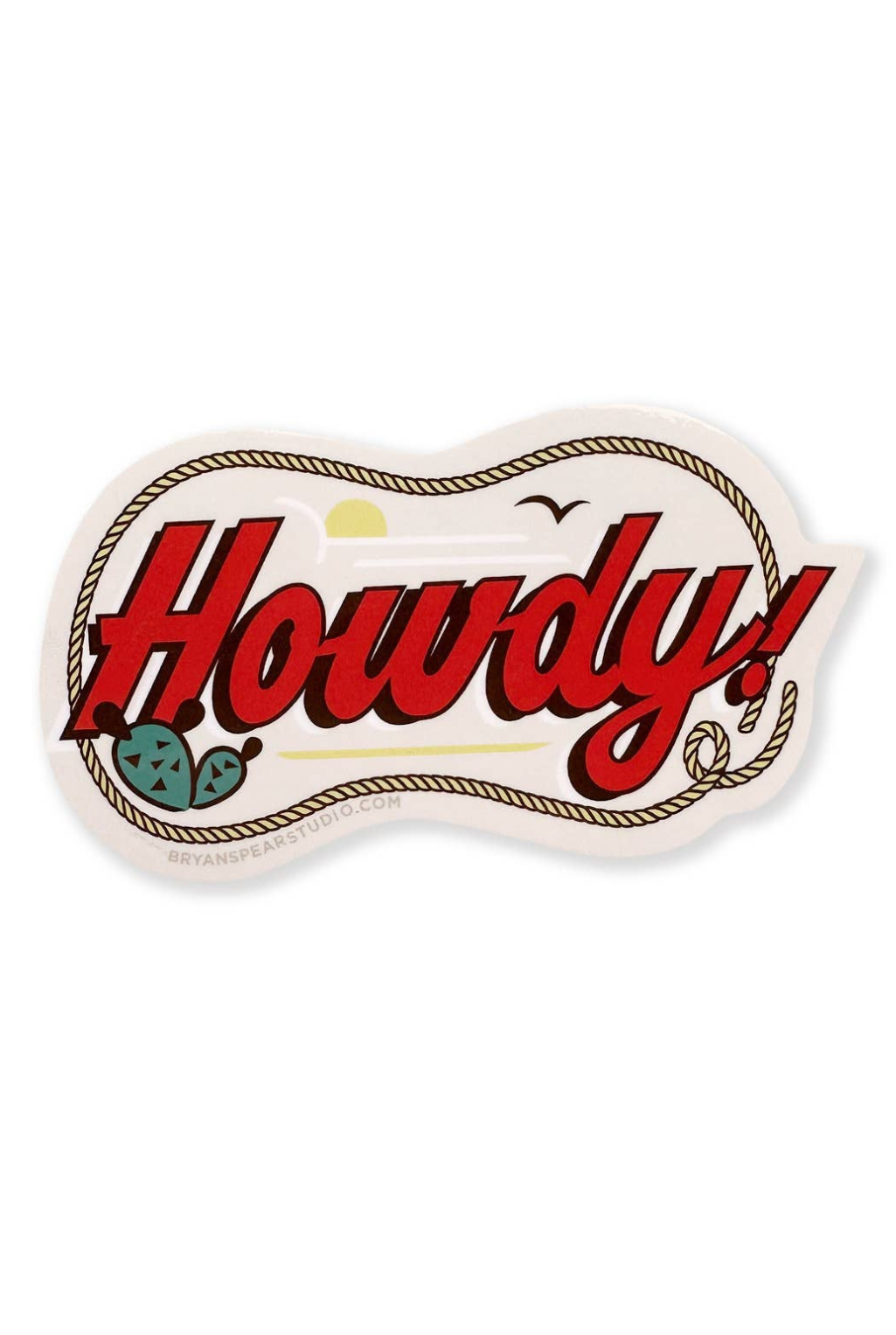 Howdy Lasso Sticker