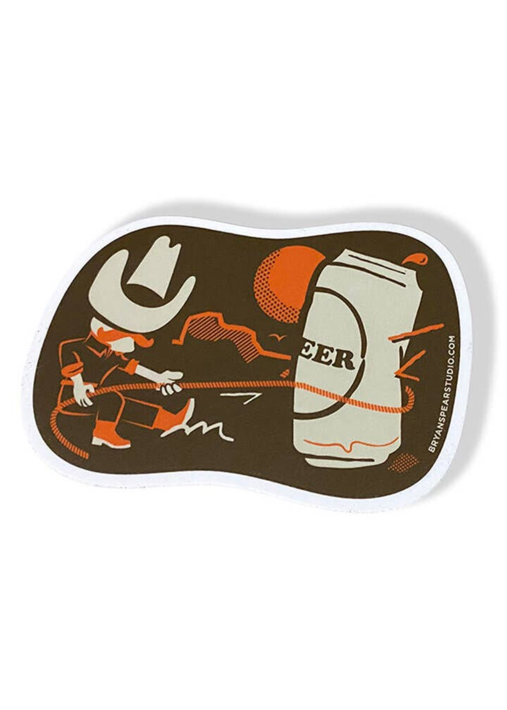 Beer Lasso Sticker