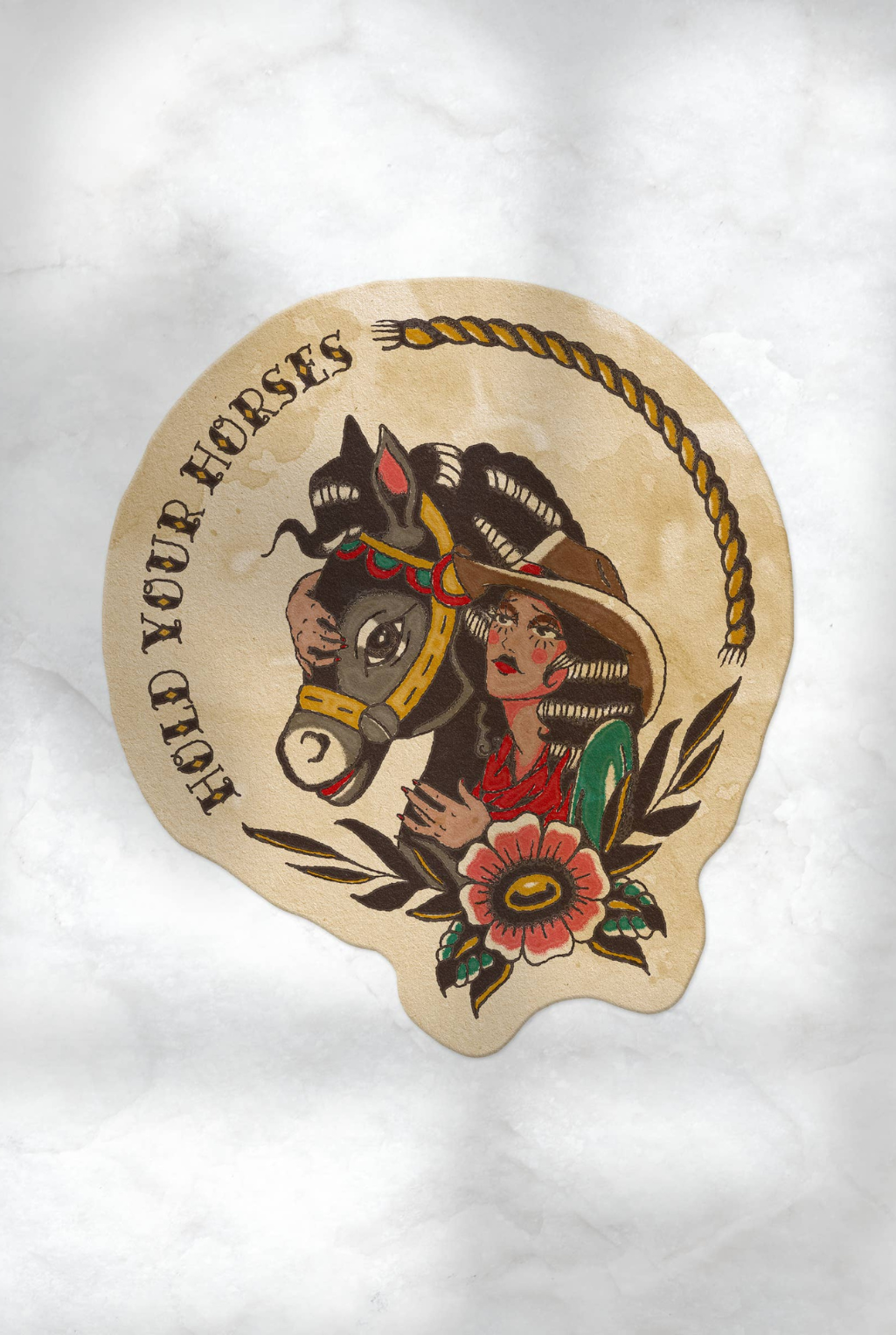 Hold Your Horses Sticker