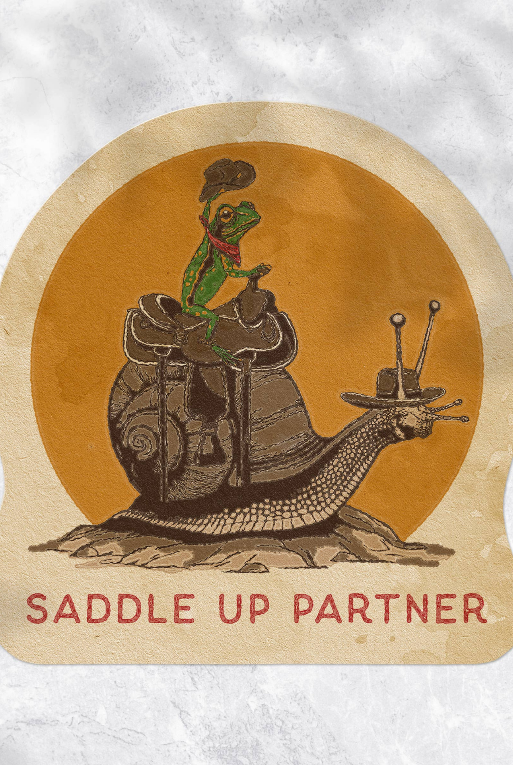 Saddle Up Partner Sticker