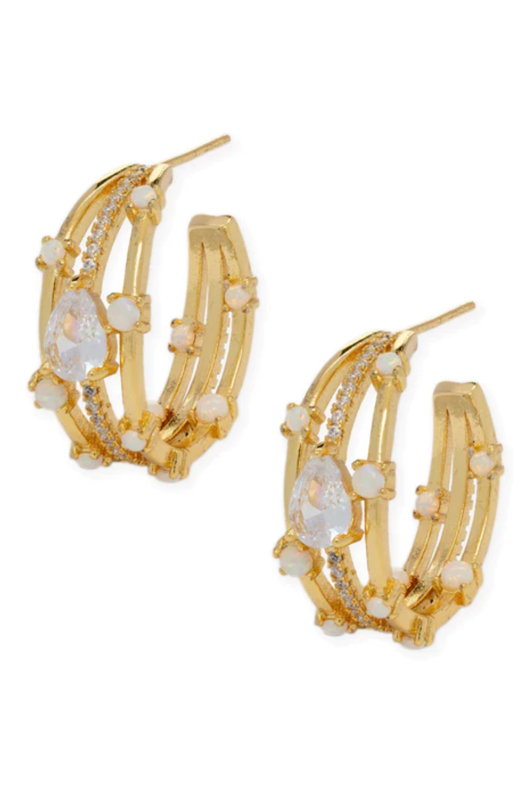 Opal Dream Hoop Earrings