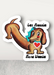Less Meanies Sticker - Tucker Brown