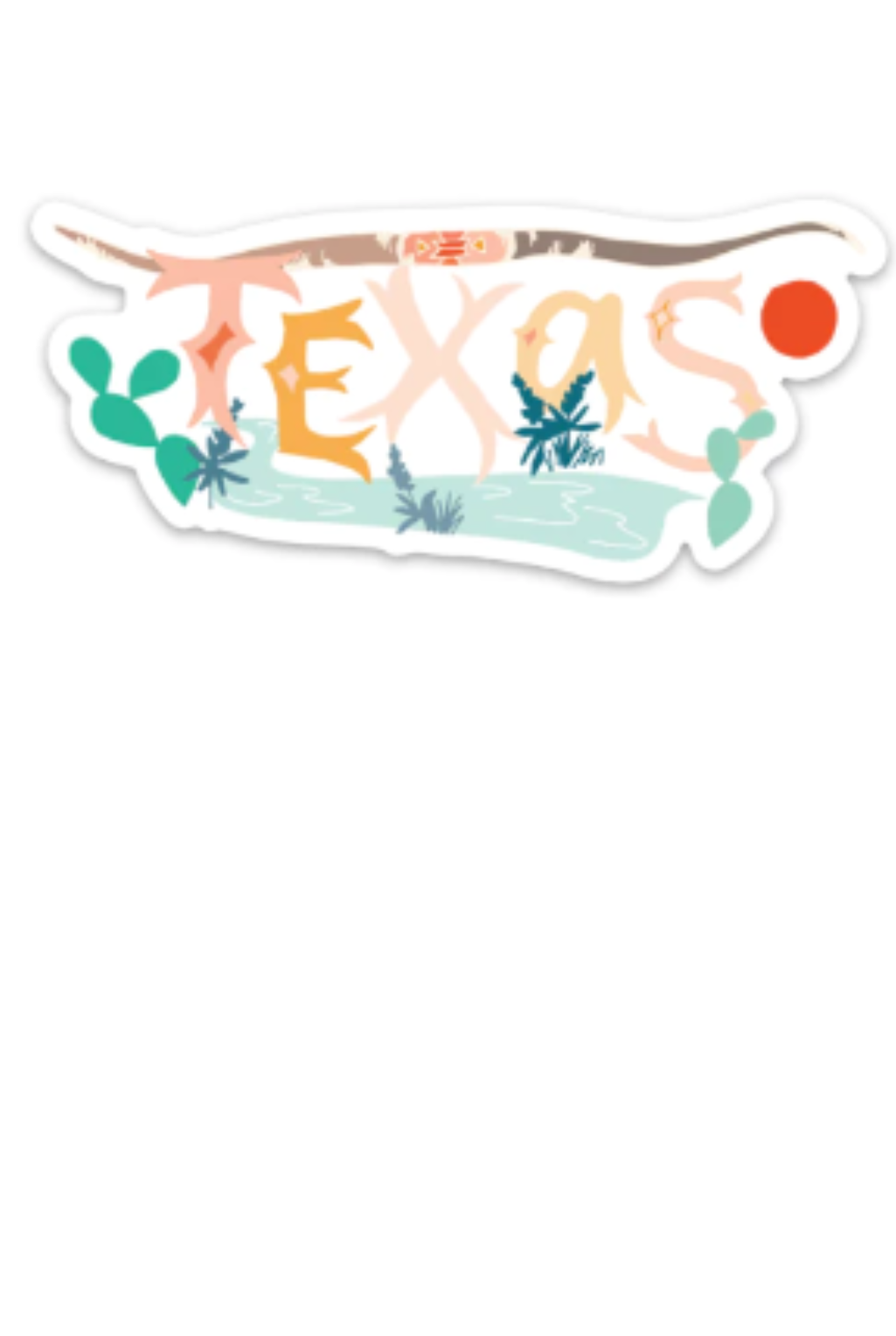 Texas Longhorn Sticker