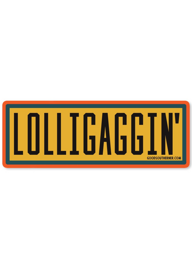 Lolligaggin Sticker - Tucker Brown